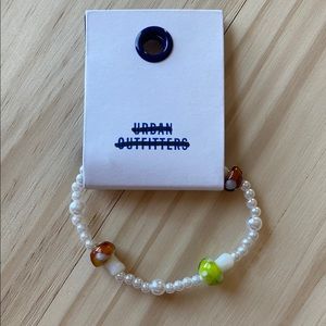 Urban Outfitters Beaded Mushroom Bracelet